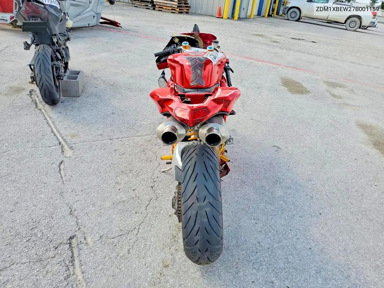 2007 Ducati 1098 Base VIN: ZDM1XBEW27B001159 Lot: 58764716