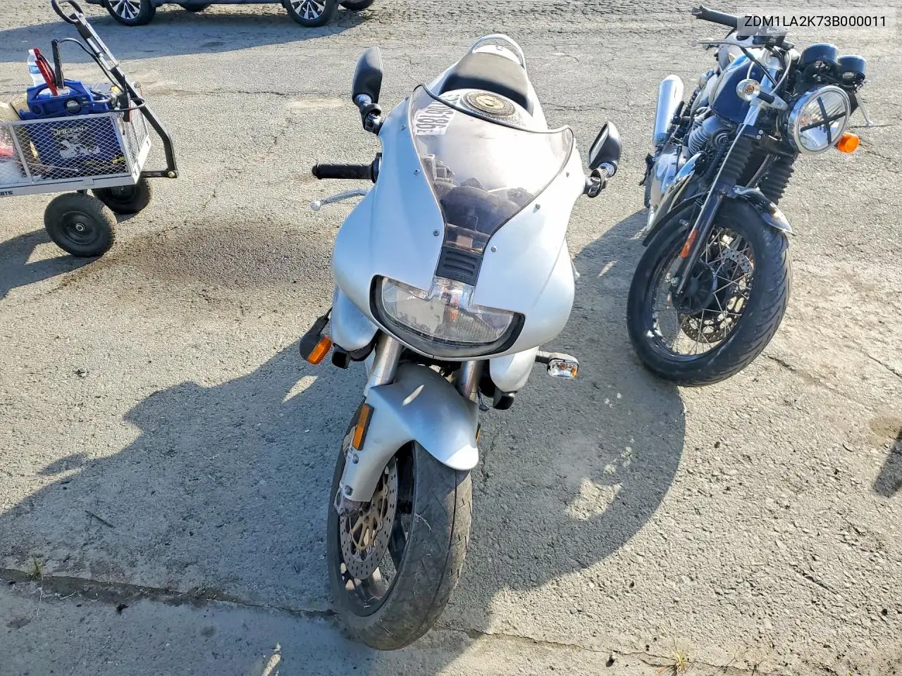 2003 Ducati 620 Sport VIN: ZDM1LA2K73B000011 Lot: 53706186