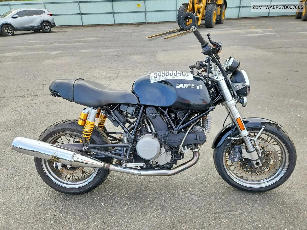 2007 Ducati Sportclassic Sport1000 VIN: ZDM1WABP27B007005 Lot: 54983346