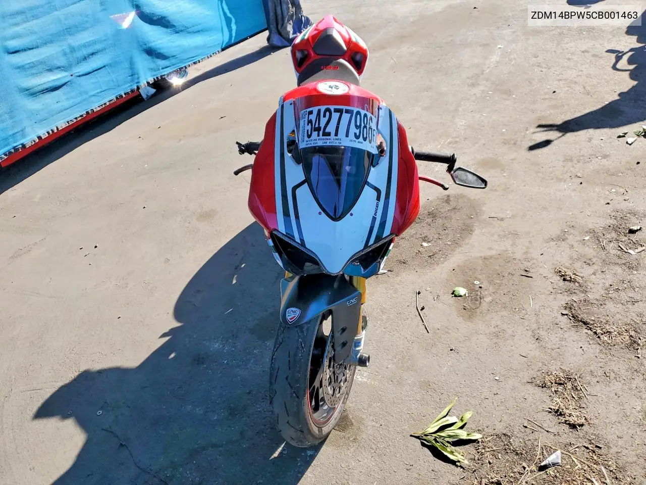 2012 Ducati Superbike VIN: ZDM14BPW5CB001463 Lot: 54277986