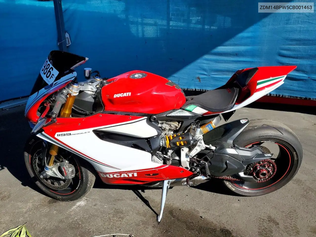 2012 Ducati Superbike VIN: ZDM14BPW5CB001463 Lot: 54277986