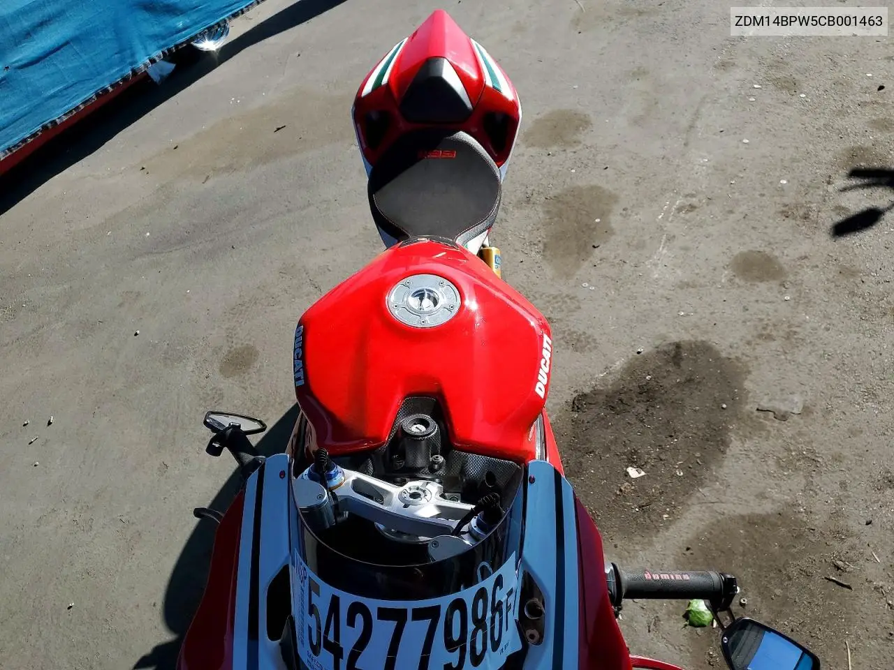 2012 Ducati Superbike VIN: ZDM14BPW5CB001463 Lot: 54277986