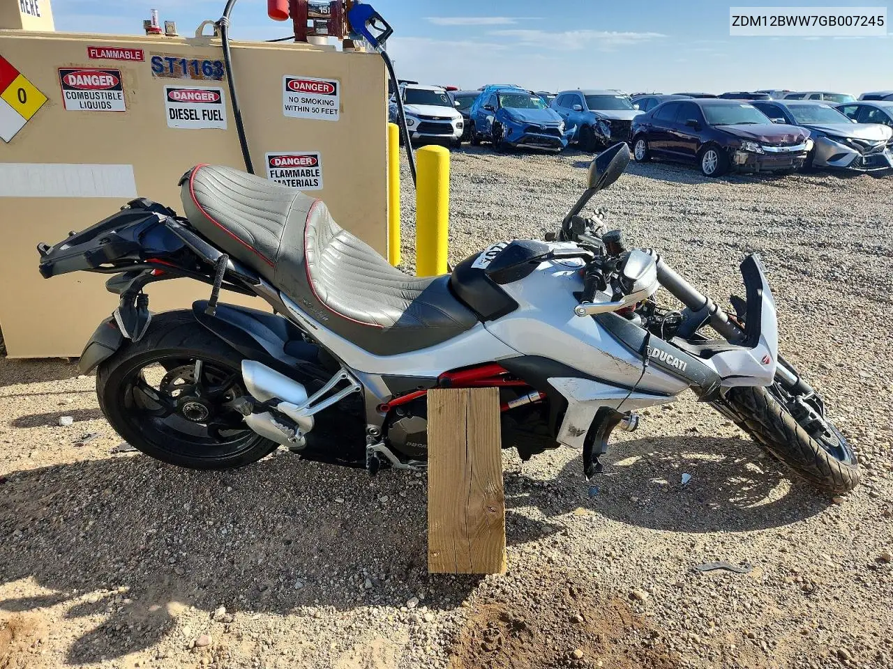 2016 Ducati Multistrada 1200 VIN: ZDM12BWW7GB007245 Lot: 55975226