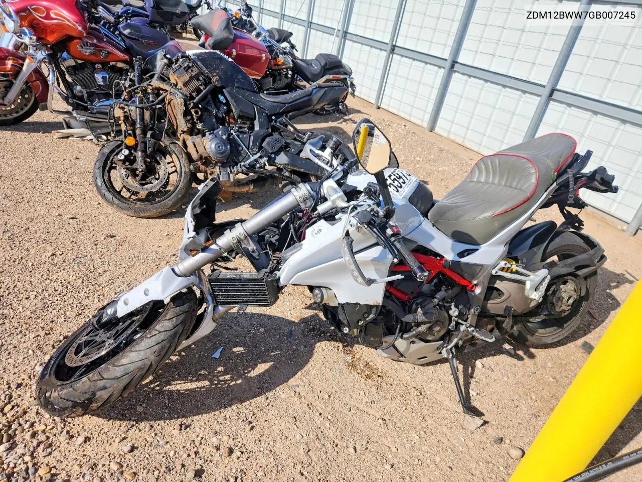 2016 Ducati Multistrada 1200 VIN: ZDM12BWW7GB007245 Lot: 55975226