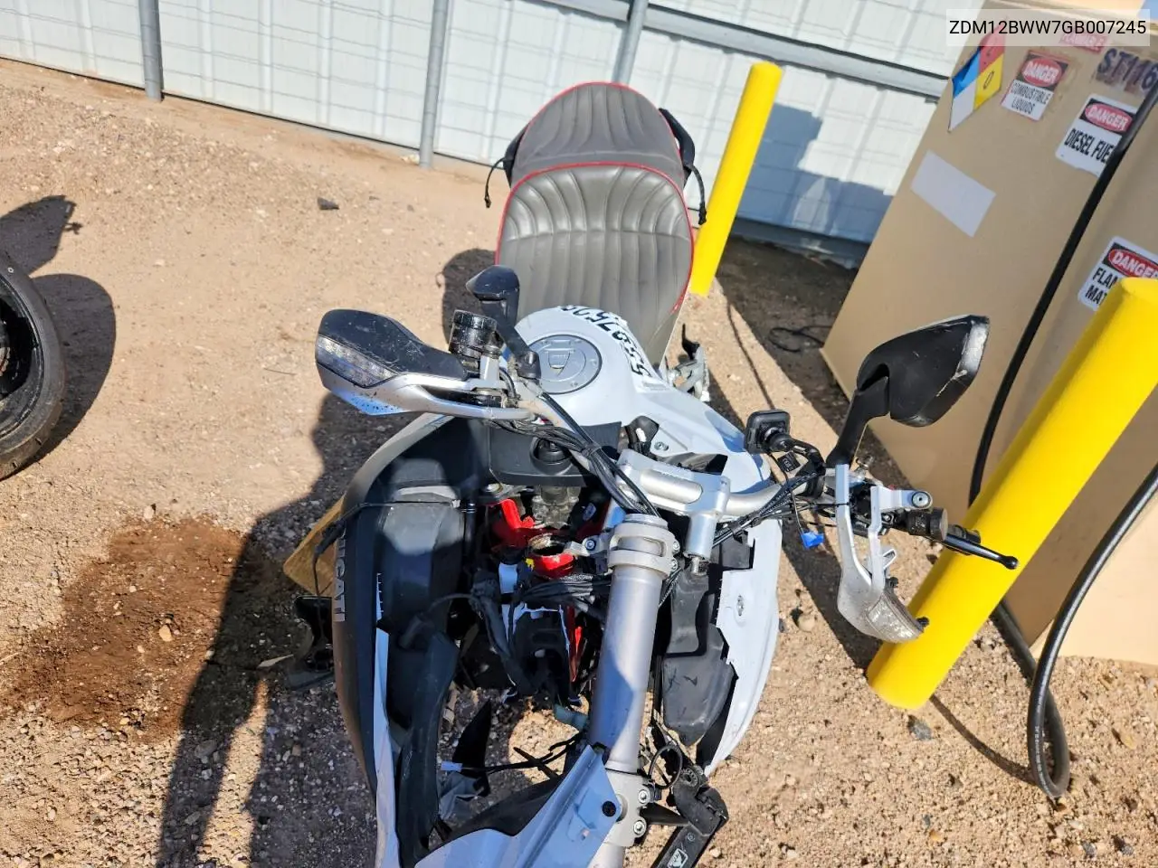 2016 Ducati Multistrada 1200 VIN: ZDM12BWW7GB007245 Lot: 55975226