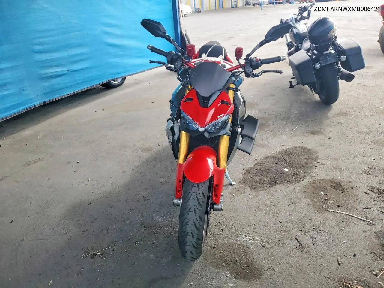 2021 Ducati Streetfighter V4 VIN: ZDMFAKNWXMB006421 Lot: 51919506