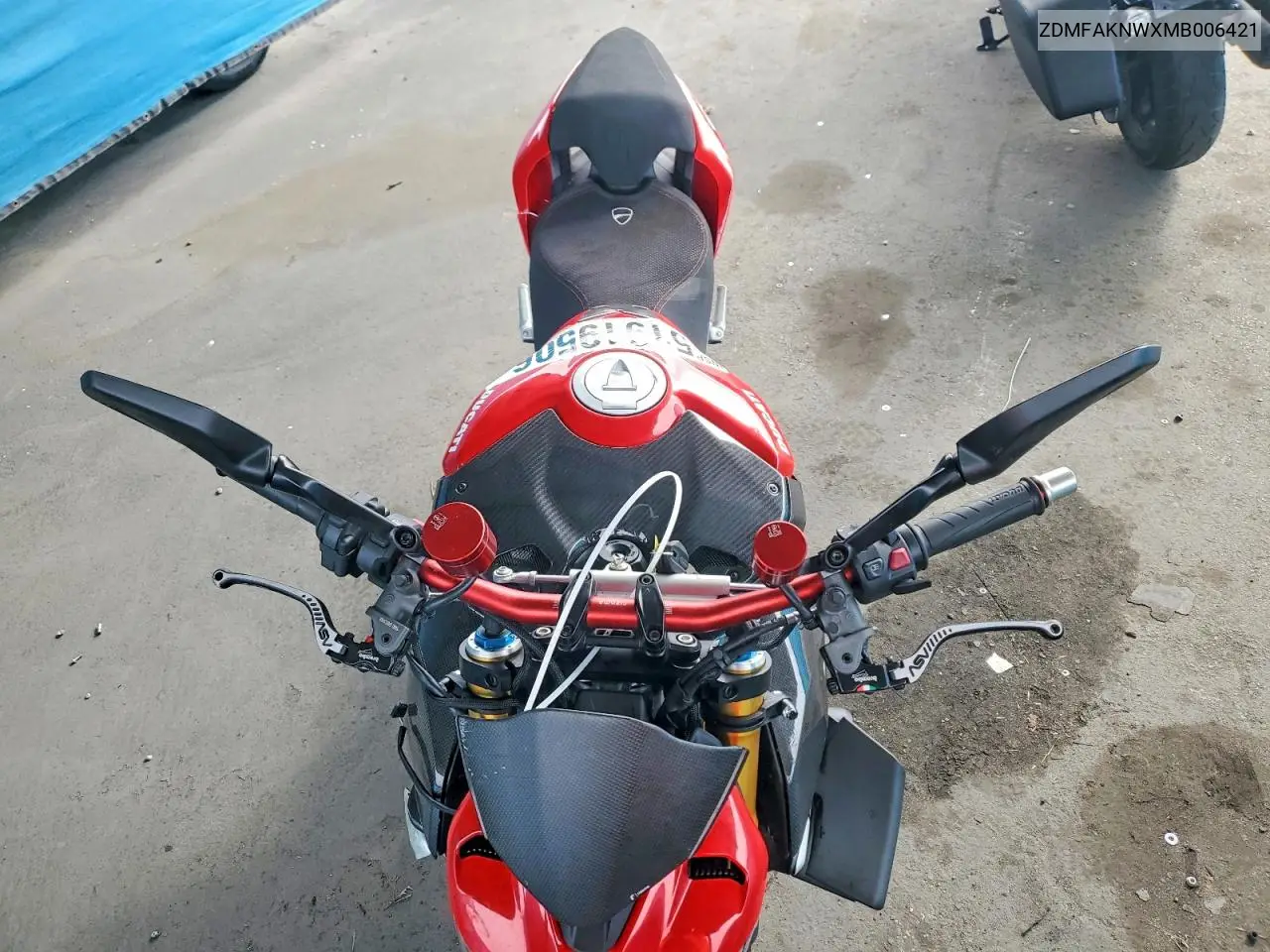 2021 Ducati Streetfighter V4 VIN: ZDMFAKNWXMB006421 Lot: 51919506
