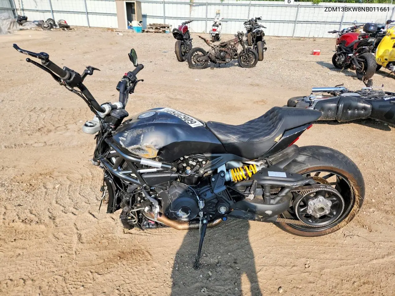 2022 Ducati Xdiavel VIN: ZDM13BKW8NB011661 Lot: 60620506
