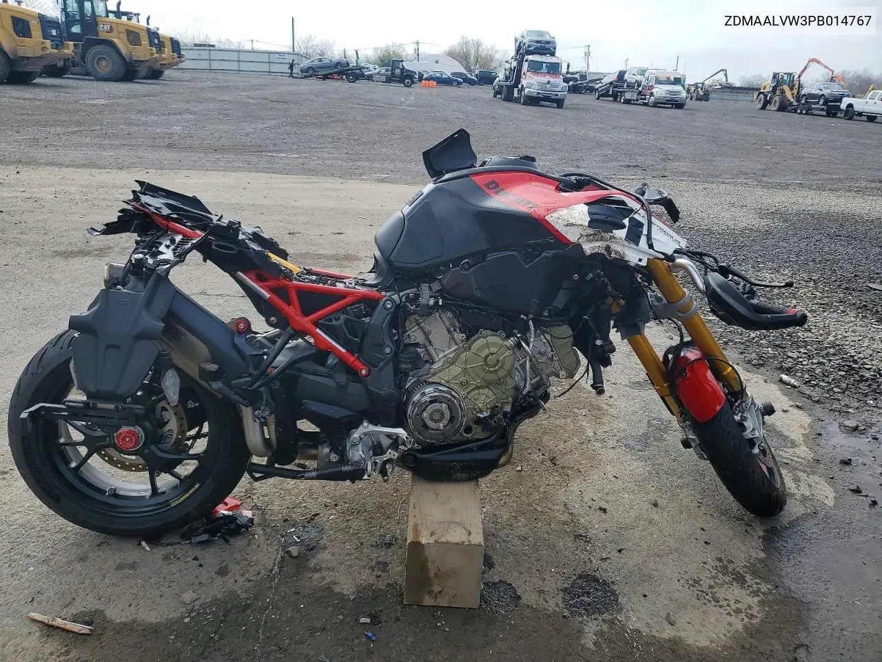 2023 Ducati Multistrada V4 VIN: ZDMAALVW3PB014767 Lot: 48421996