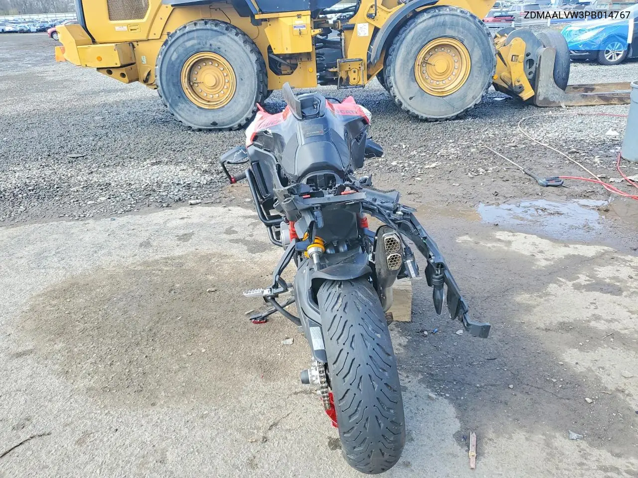 2023 Ducati Multistrada V4 VIN: ZDMAALVW3PB014767 Lot: 48421996