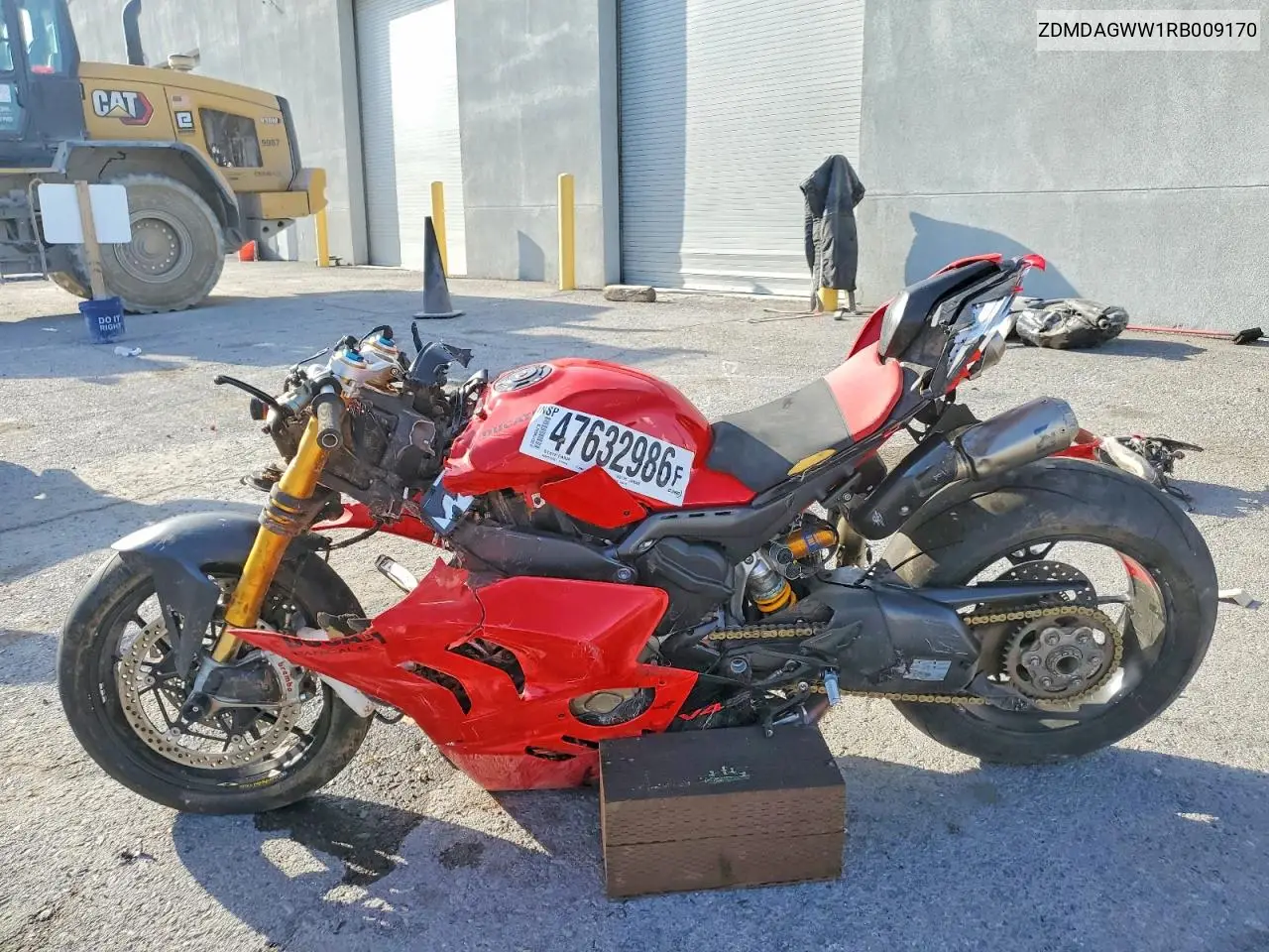 2024 Ducati Panigale V4S VIN: ZDMDAGWW1RB009170 Lot: 47632986