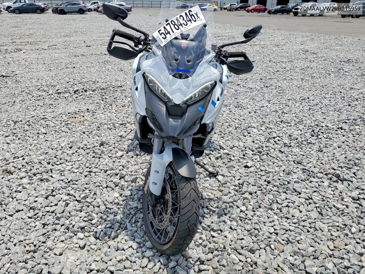 2024 Ducati Multistrada V4 VIN: ZDMAALVW2RB015959 Lot: 54784346