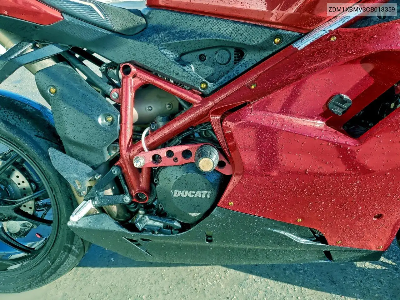 2012 Ducati Superbike 848 VIN: ZDM1XBMV3CB018359 Lot: 73402545