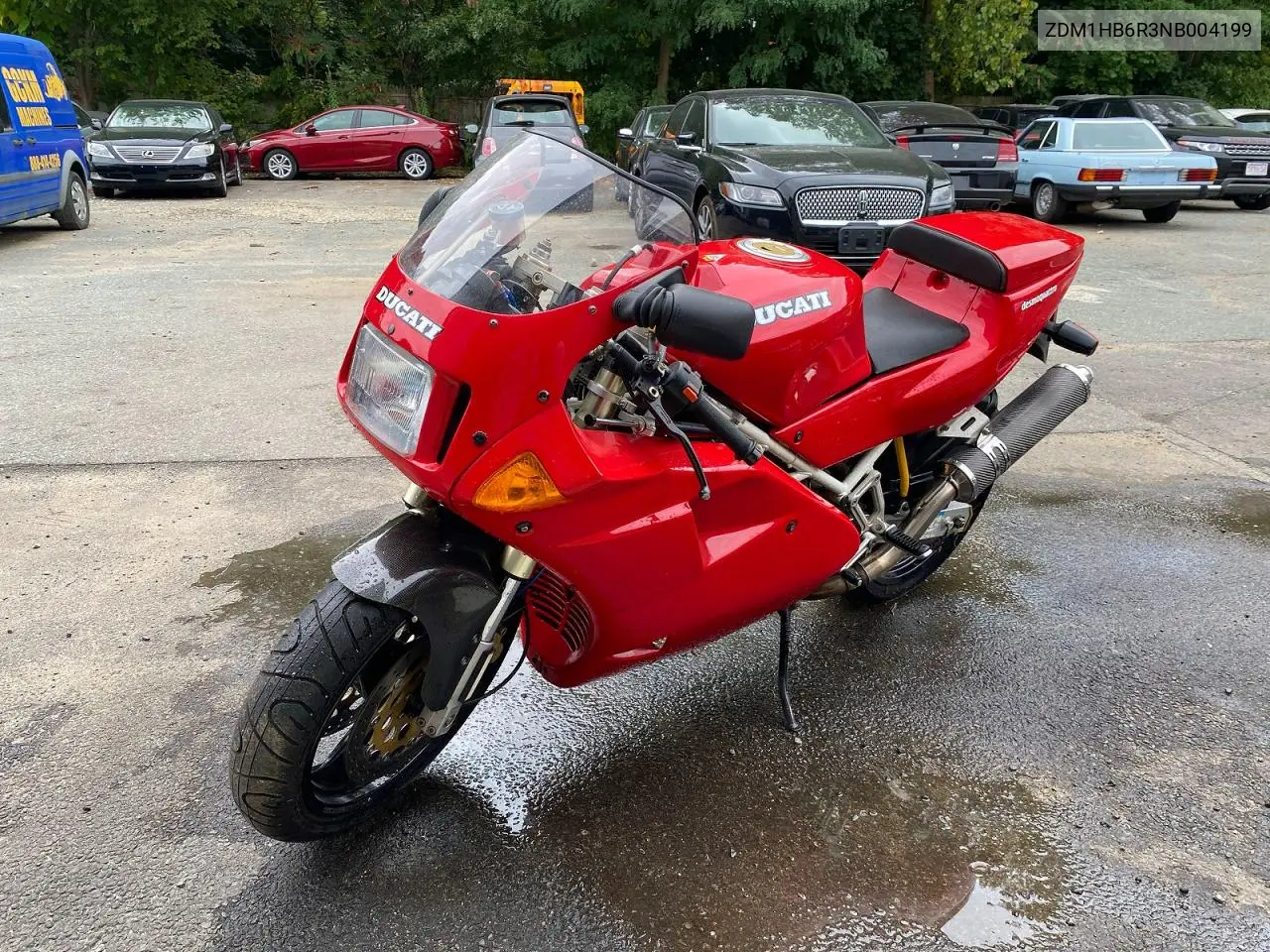1992 Ducati 851 Sport VIN: ZDM1HB6R3NB004199 Lot: 53531046