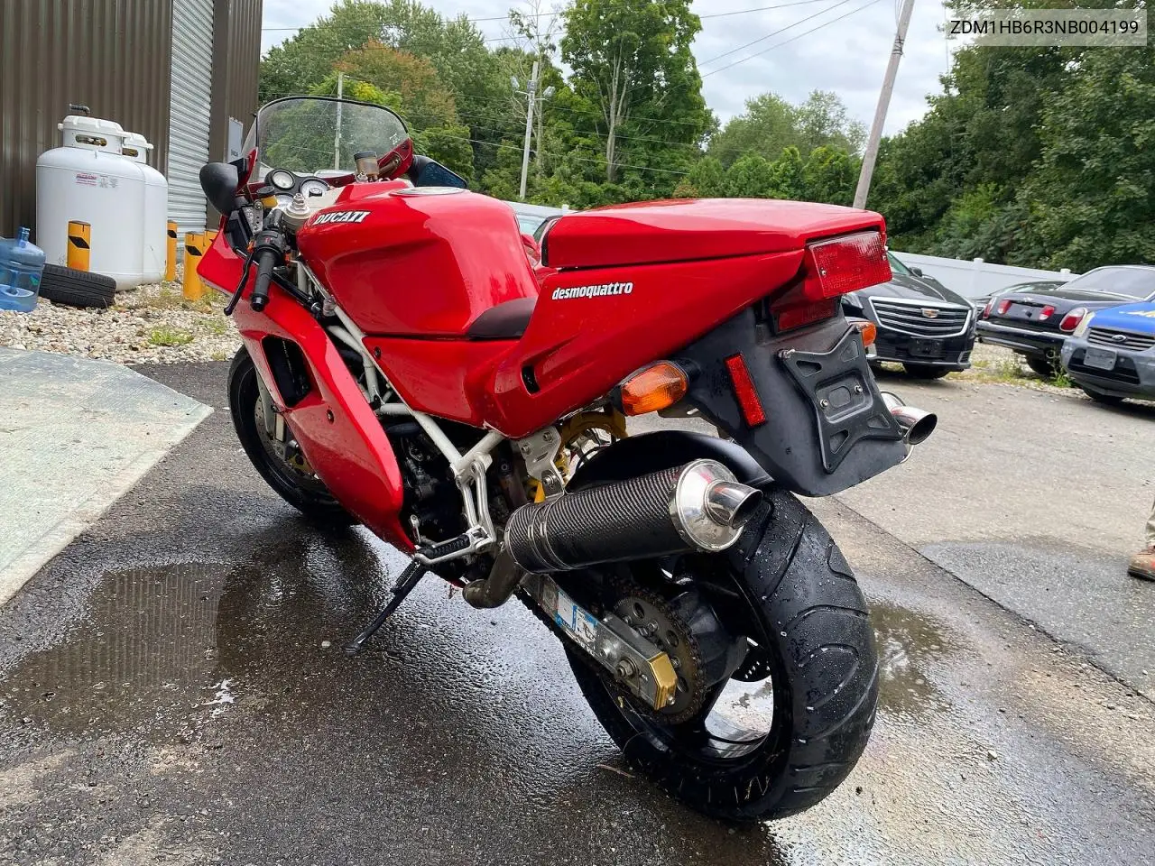 1992 Ducati 851 Sport VIN: ZDM1HB6R3NB004199 Lot: 53531046