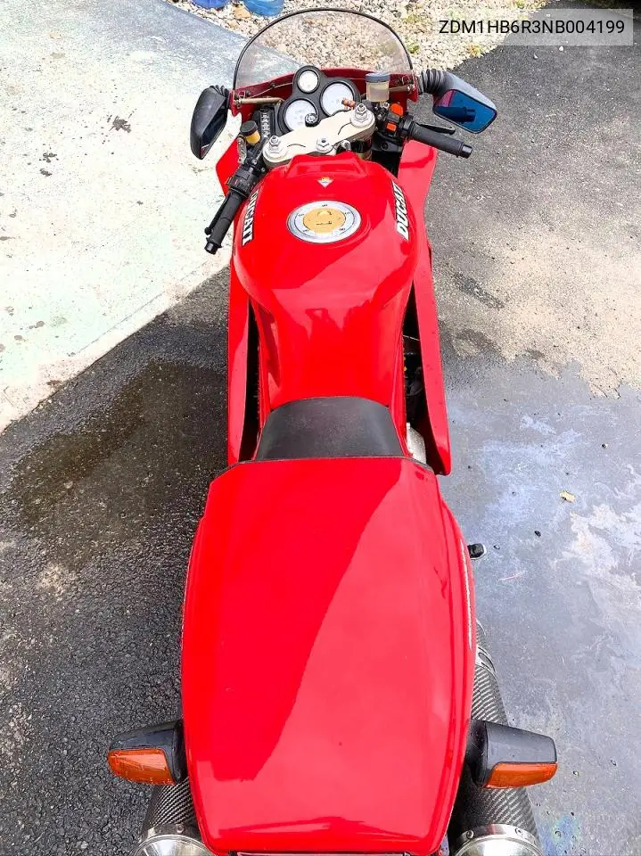 1992 Ducati 851 Sport VIN: ZDM1HB6R3NB004199 Lot: 53531046