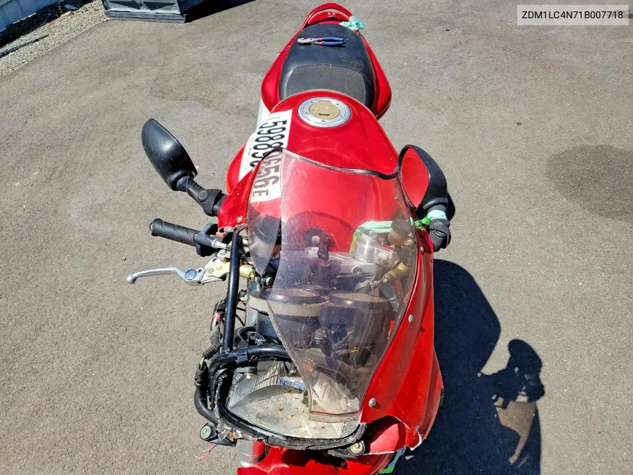 2001 Ducati 900 Ss VIN: ZDM1LC4N71B007718 Lot: 59889656