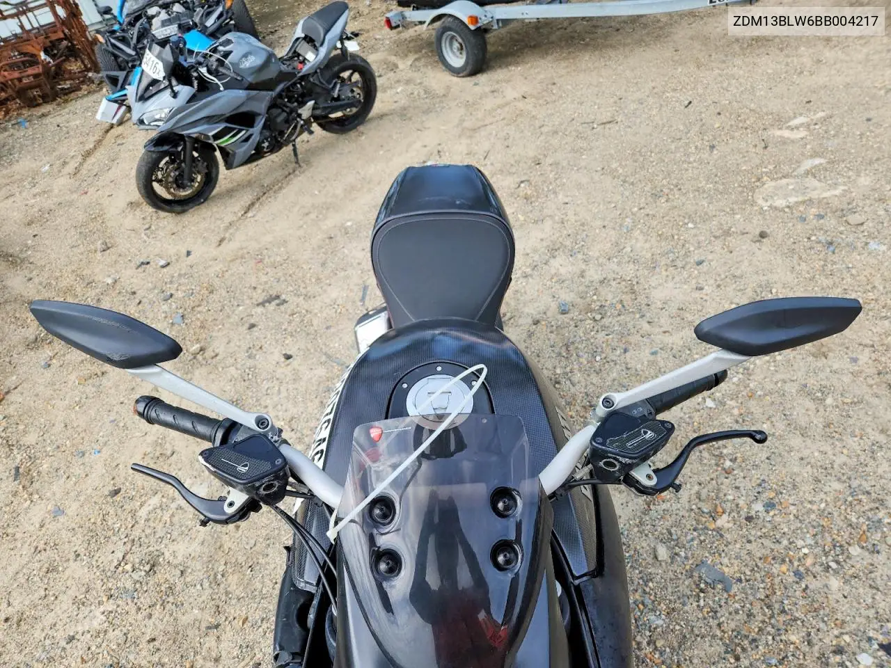 2011 Ducati Diavel VIN: ZDM13BLW6BB004217 Lot: 59397646