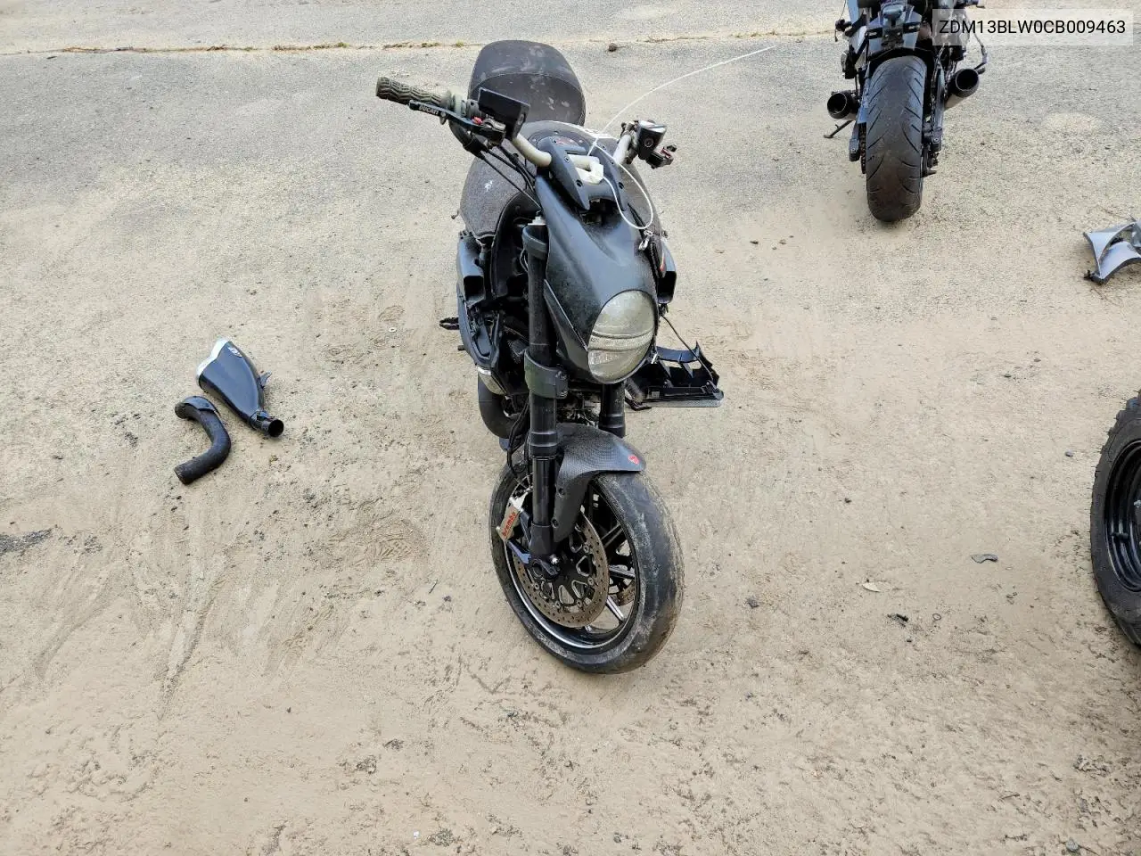 2012 Ducati Diavel VIN: ZDM13BLW0CB009463 Lot: 61049786