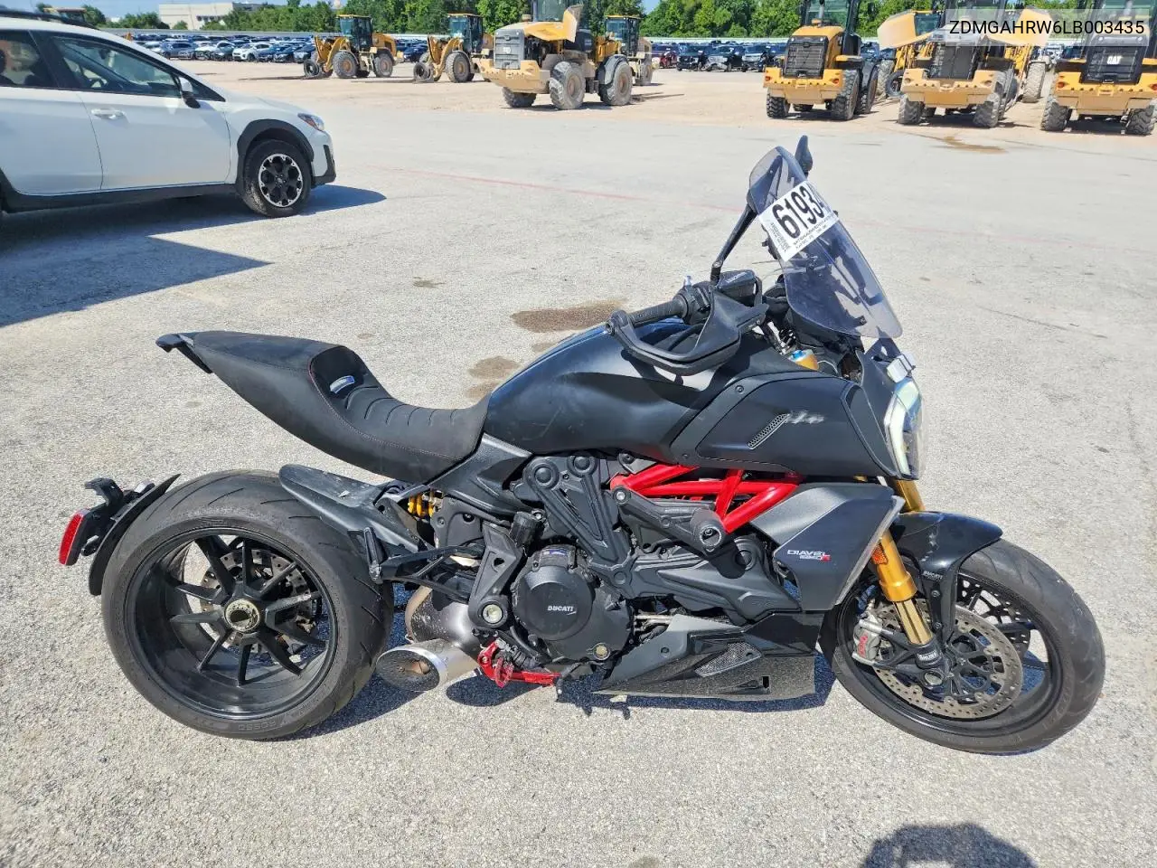 2020 Ducati Diavel 1260 S VIN: ZDMGAHRW6LB003435 Lot: 61934266