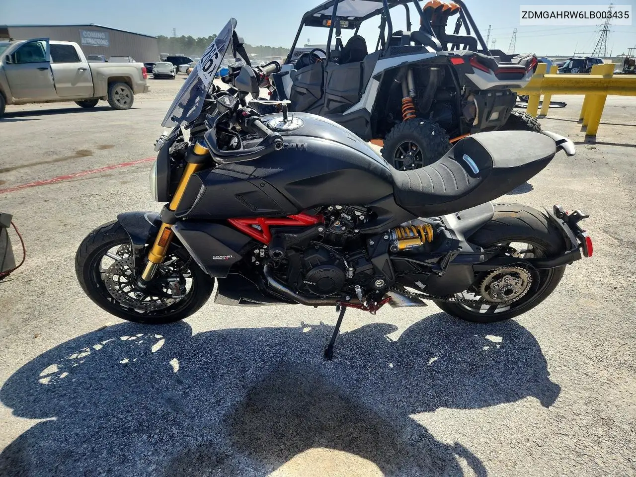 2020 Ducati Diavel 1260 S VIN: ZDMGAHRW6LB003435 Lot: 61934266