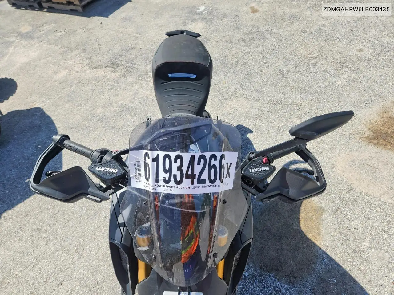 2020 Ducati Diavel 1260 S VIN: ZDMGAHRW6LB003435 Lot: 61934266