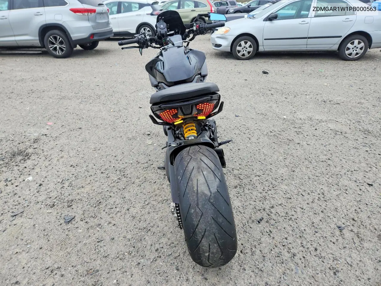 2023 Ducati Diavel V4 VIN: ZDMGAR1W1PB000563 Lot: 52669856