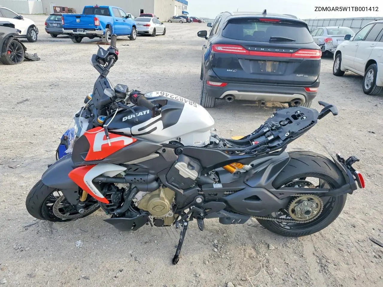 2026 Ducati Diavel V4 Rs VIN: ZDMGAR5W1TB001412 Lot: 58482246