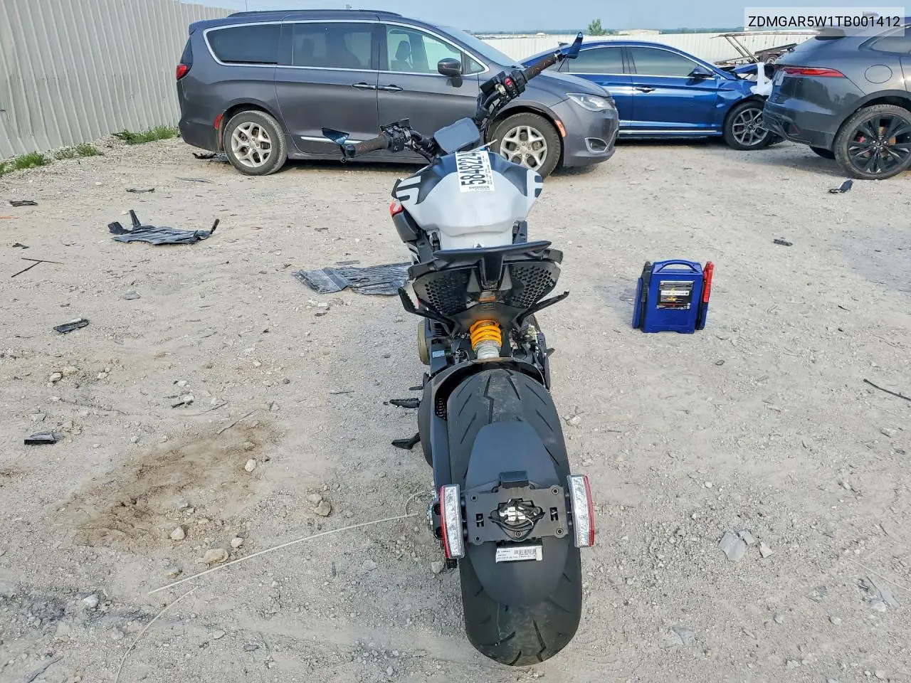 2026 Ducati Diavel V4 Rs VIN: ZDMGAR5W1TB001412 Lot: 58482246