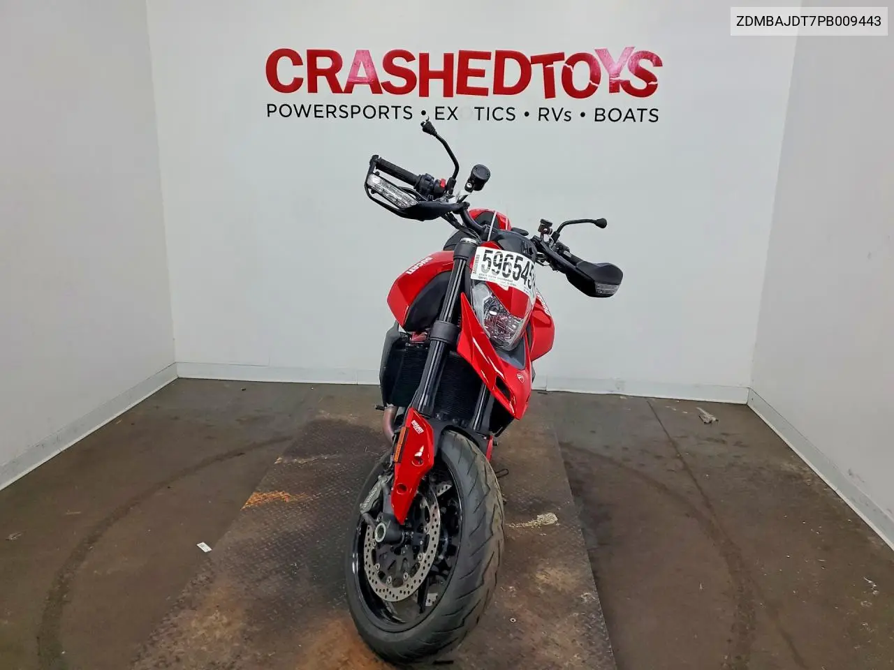 2023 Ducati Hypermotard 950 VIN: ZDMBAJDT7PB009443 Lot: 59654516