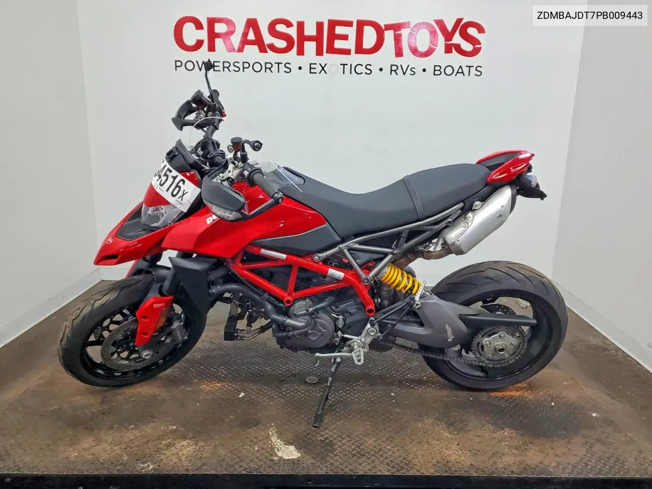 2023 Ducati Hypermotard 950 VIN: ZDMBAJDT7PB009443 Lot: 59654516