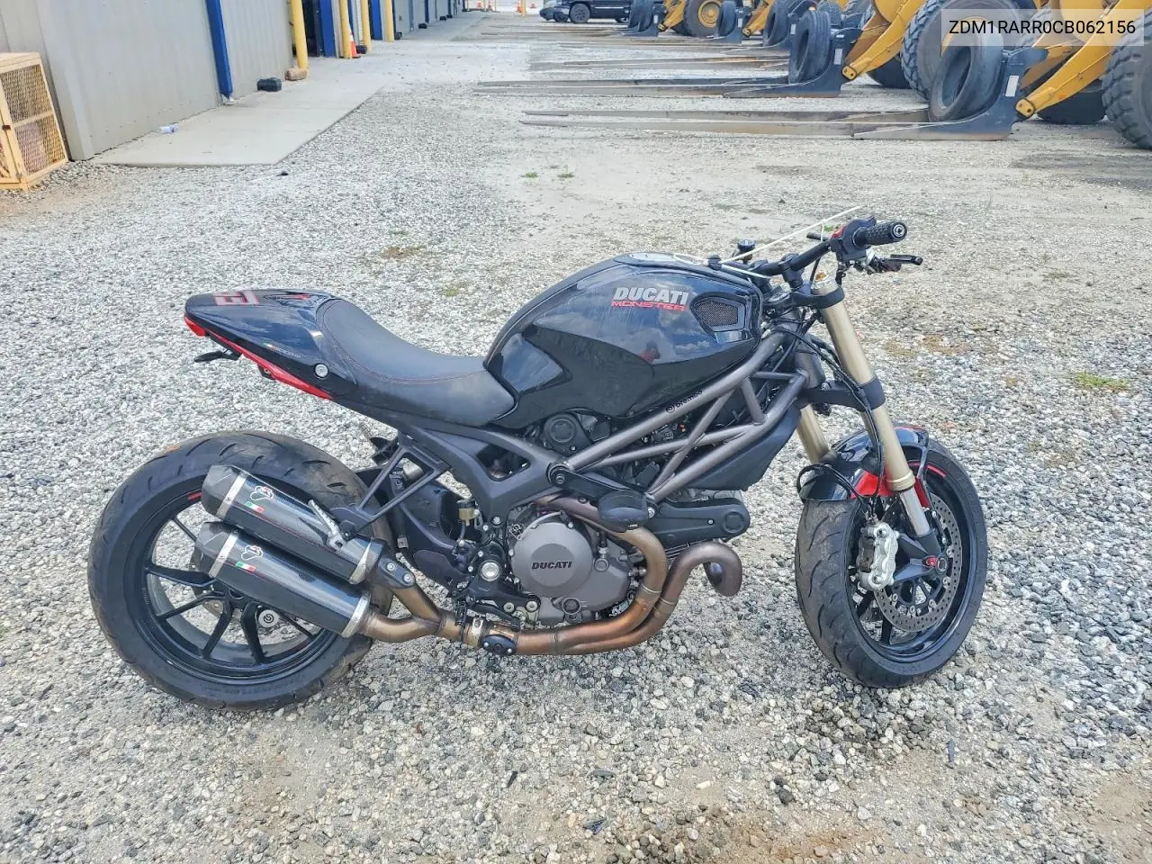 2012 Ducati Monster 1110 VIN: ZDM1RARR0CB062156 Lot: 85962755