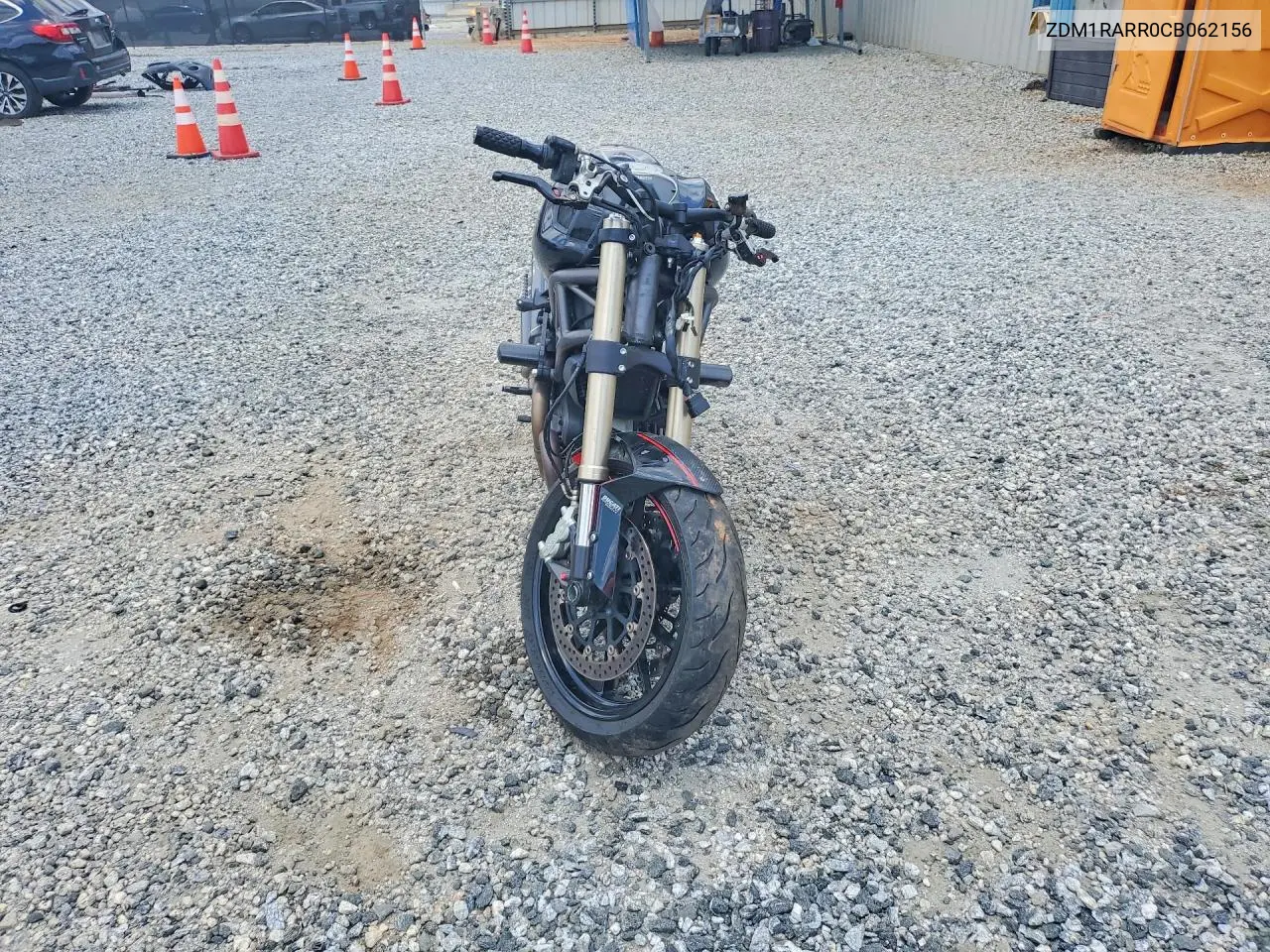 2012 Ducati Monster 1110 VIN: ZDM1RARR0CB062156 Lot: 85962755