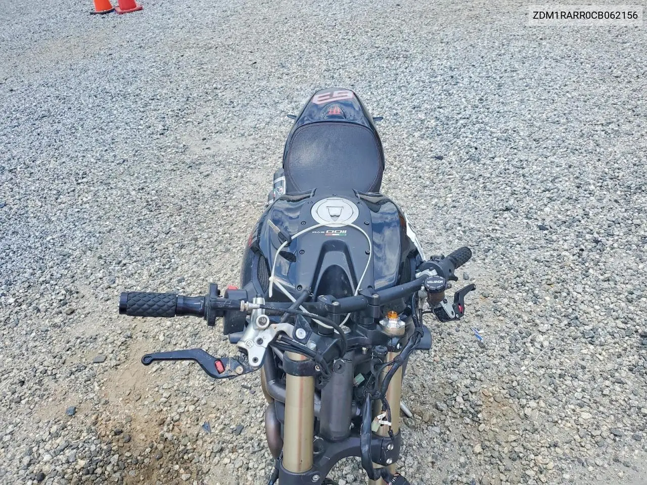 2012 Ducati Monster 1110 VIN: ZDM1RARR0CB062156 Lot: 85962755