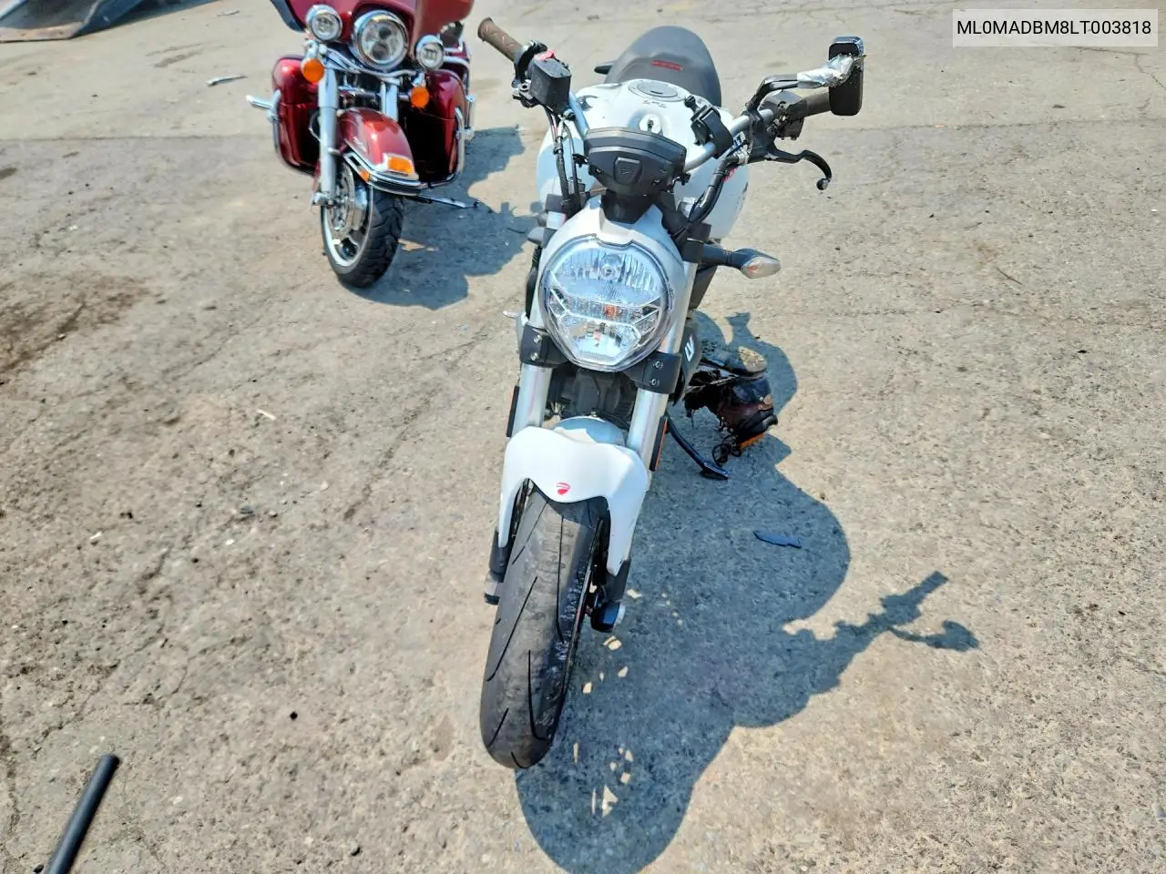 2020 Ducati Monster 797+ VIN: ML0MADBM8LT003818 Lot: 61211256