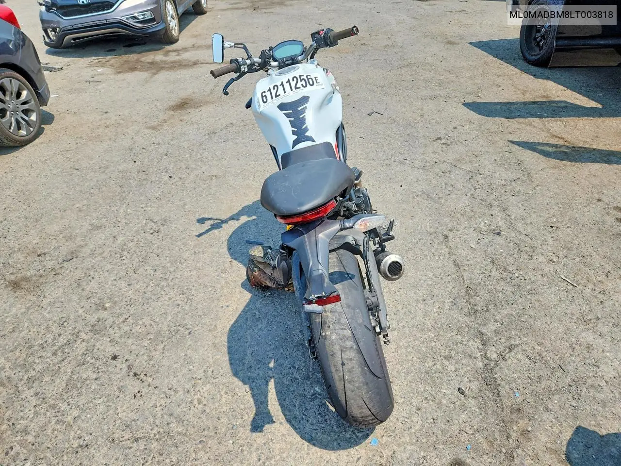 2020 Ducati Monster 797+ VIN: ML0MADBM8LT003818 Lot: 61211256
