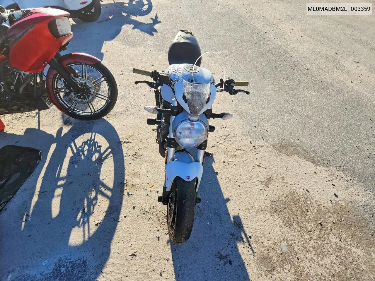 2020 Ducati Monster 797+ VIN: ML0MADBM2LT003359 Lot: 76432545