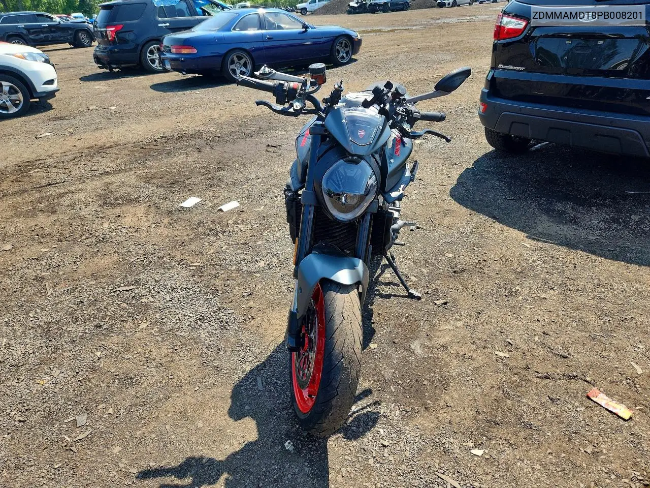 2023 Ducati Monster VIN: ZDMMAMDT8PB008201 Lot: 58797956