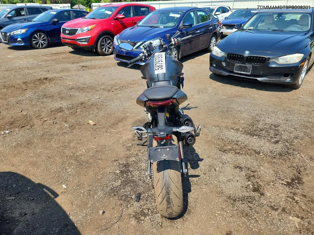 2023 Ducati Monster VIN: ZDMMAMDT8PB008201 Lot: 58797956