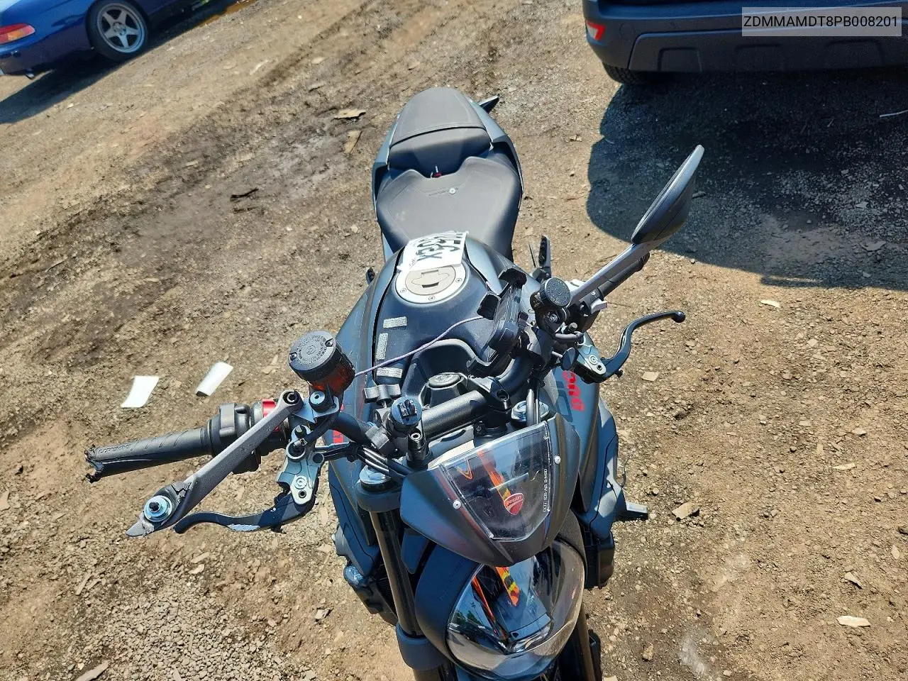 2023 Ducati Monster VIN: ZDMMAMDT8PB008201 Lot: 58797956