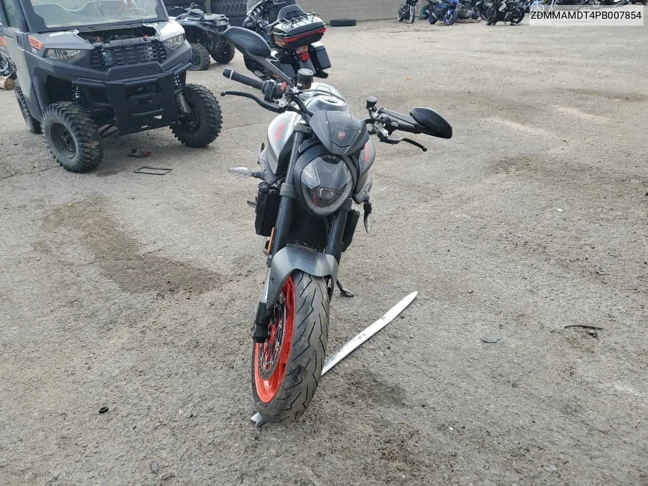 2023 Ducati Monster VIN: ZDMMAMDT4PB007854 Lot: 64513335