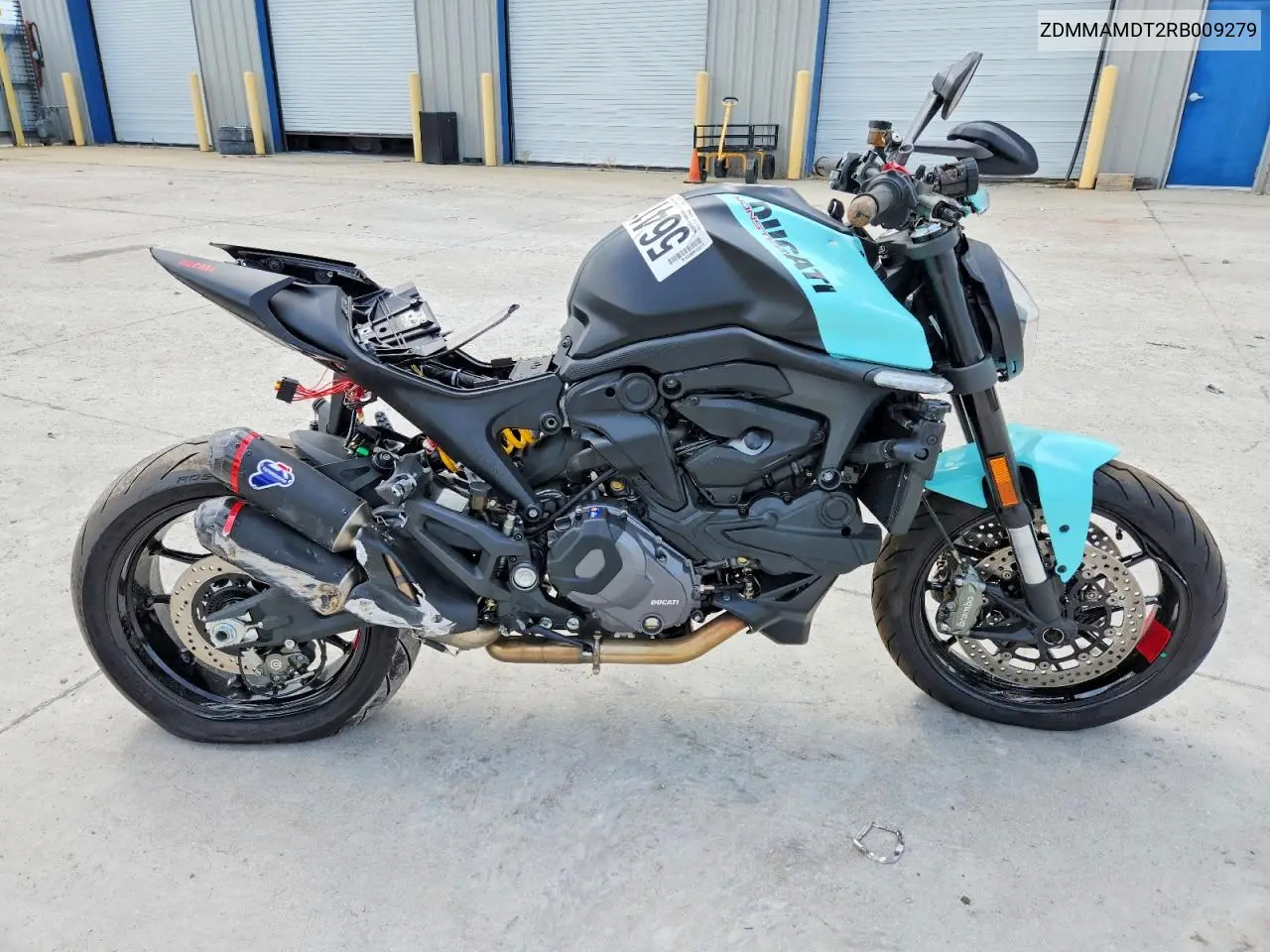 2024 Ducati Monster VIN: ZDMMAMDT2RB009279 Lot: 56411436