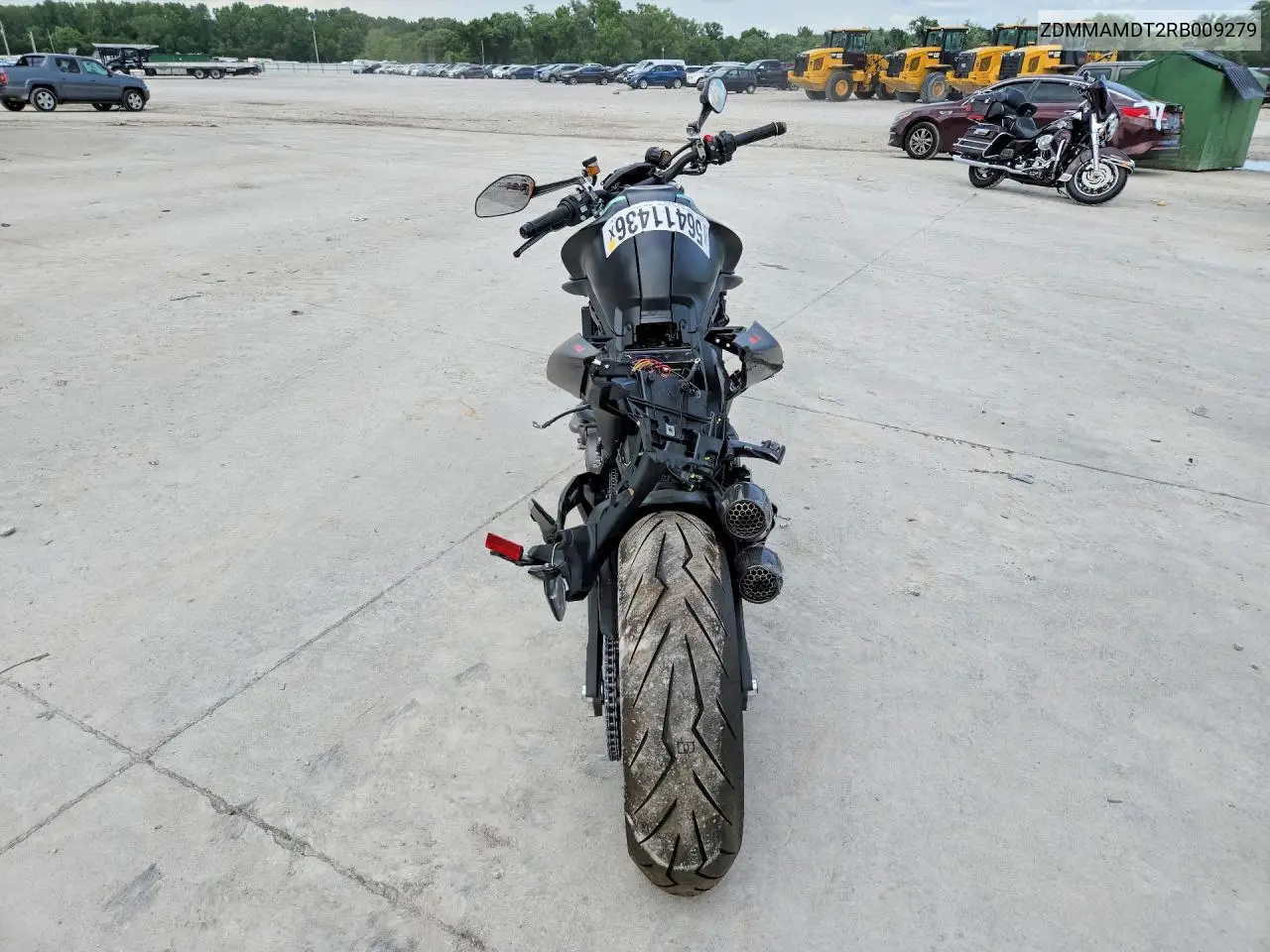 2024 Ducati Monster VIN: ZDMMAMDT2RB009279 Lot: 56411436