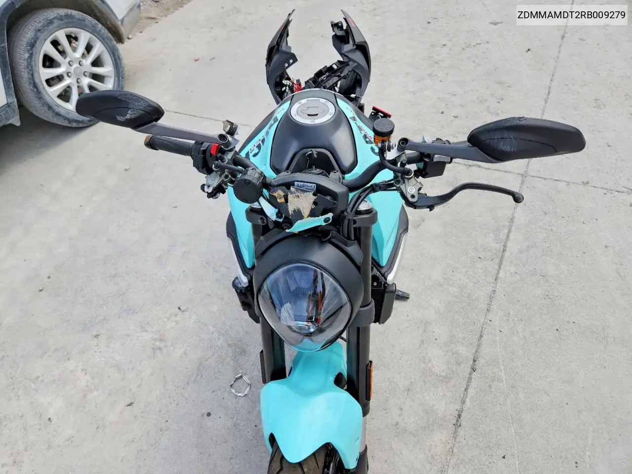 2024 Ducati Monster VIN: ZDMMAMDT2RB009279 Lot: 56411436