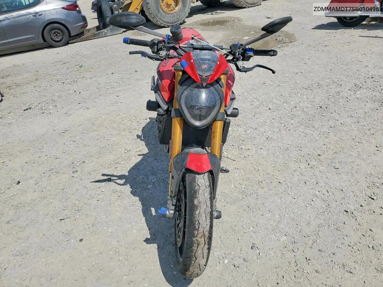 2025 Ducati Monster VIN: ZDMMAMDT7SB010496 Lot: 58493706