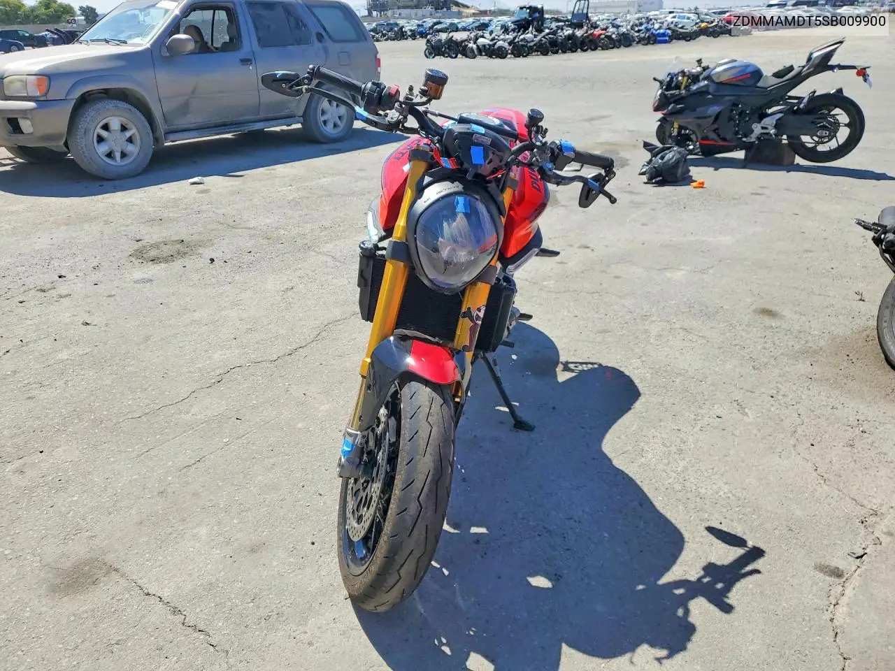 2025 Ducati Monster VIN: ZDMMAMDT5SB009900 Lot: 58897126