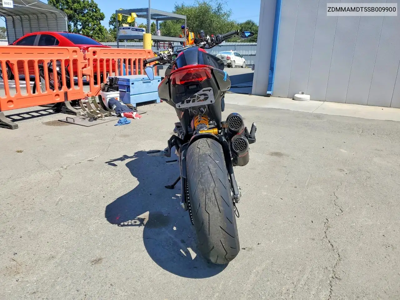 2025 Ducati Monster VIN: ZDMMAMDT5SB009900 Lot: 58897126