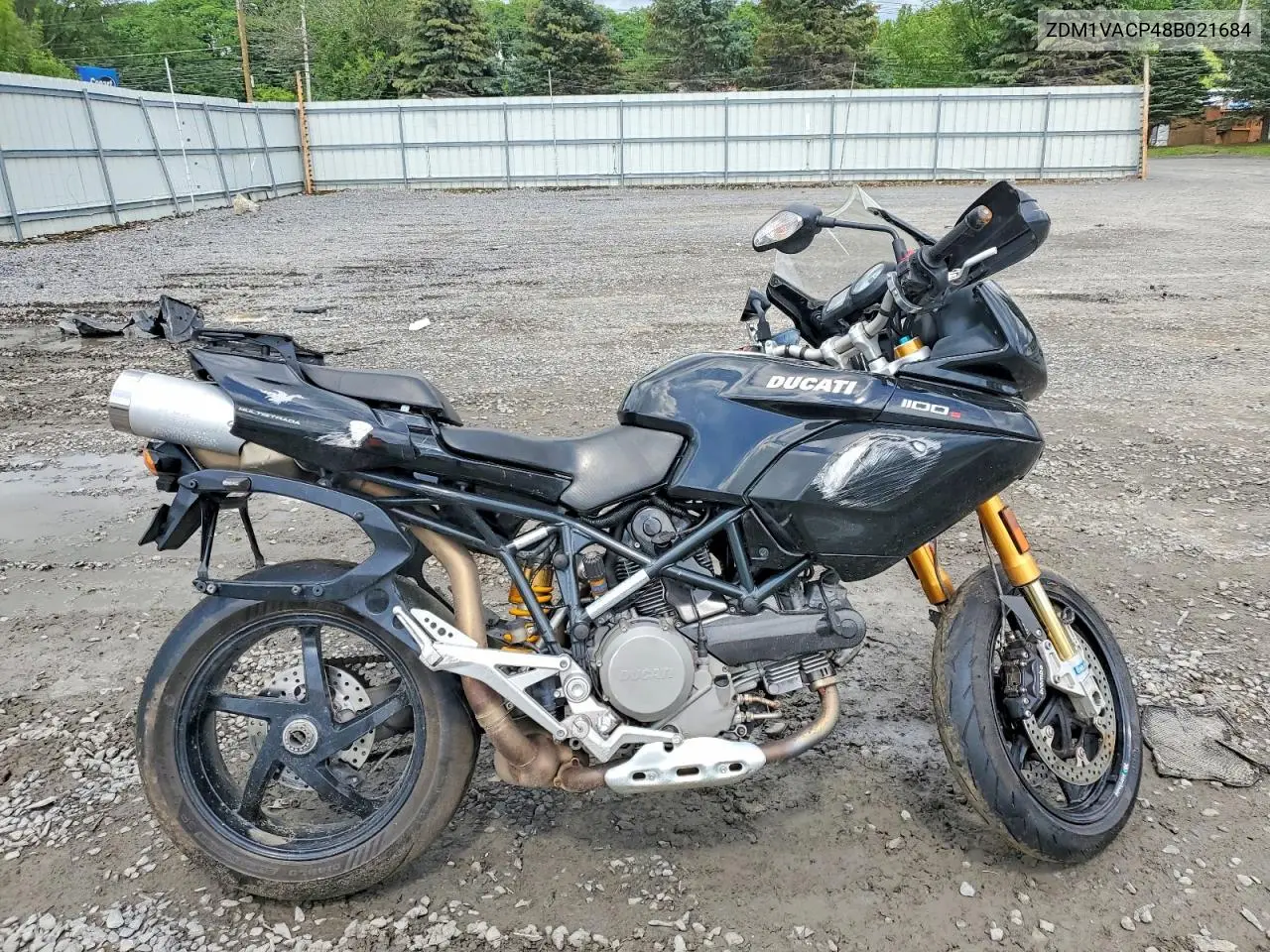 2008 Ducati Multistrada 1100 VIN: ZDM1VACP48B021684 Lot: 60806466