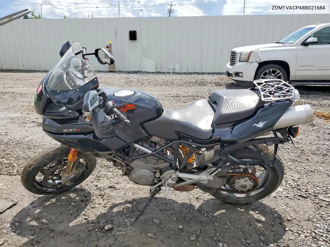 2008 Ducati Multistrada 1100 VIN: ZDM1VACP48B021684 Lot: 60806466