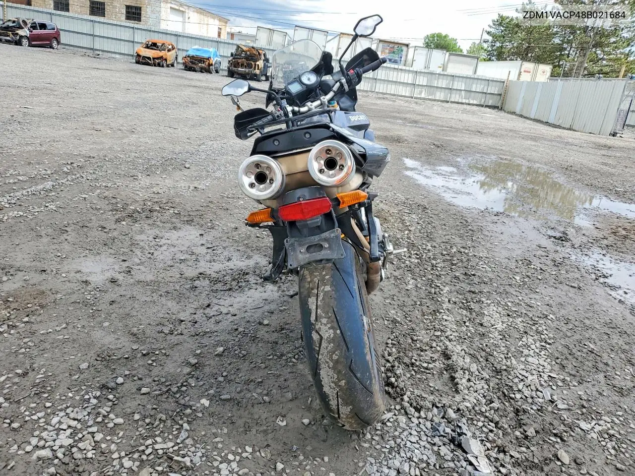 2008 Ducati Multistrada 1100 VIN: ZDM1VACP48B021684 Lot: 60806466